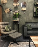 hocker / voetenbankje cowboy grey